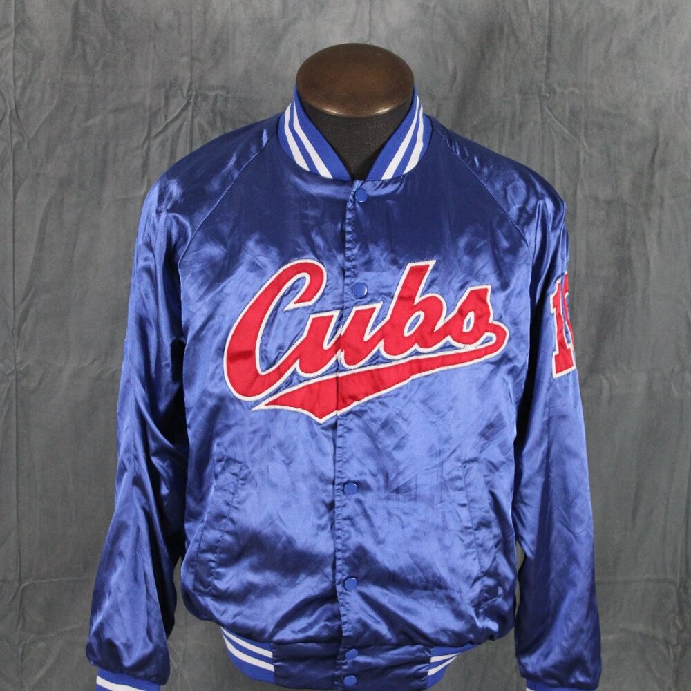 Retro Local Baseball Jacket - North Island Cubs Script Logo - Men's Medium